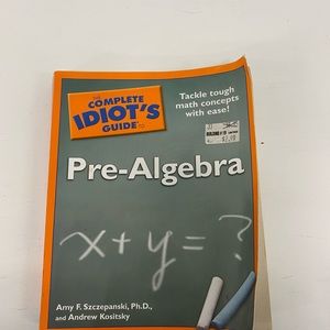 PRE-ALGEBRA BOOK